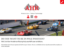 Tablet Screenshot of ah-racing.co.uk